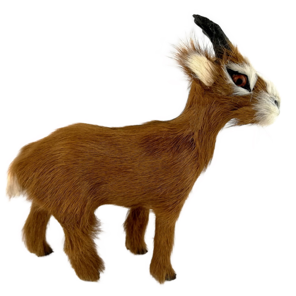 Ziegen braun stehend - 11cm lang