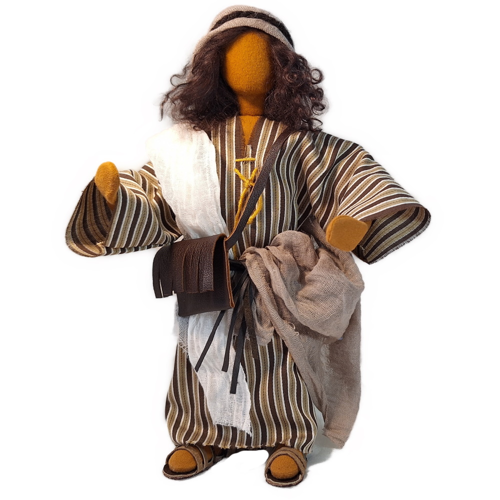 Jesus im gestreiften Kleid   Tasche