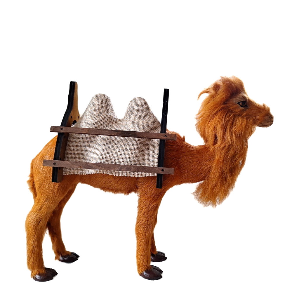 Kamel 35cm   Holzsattel   Satteldecke